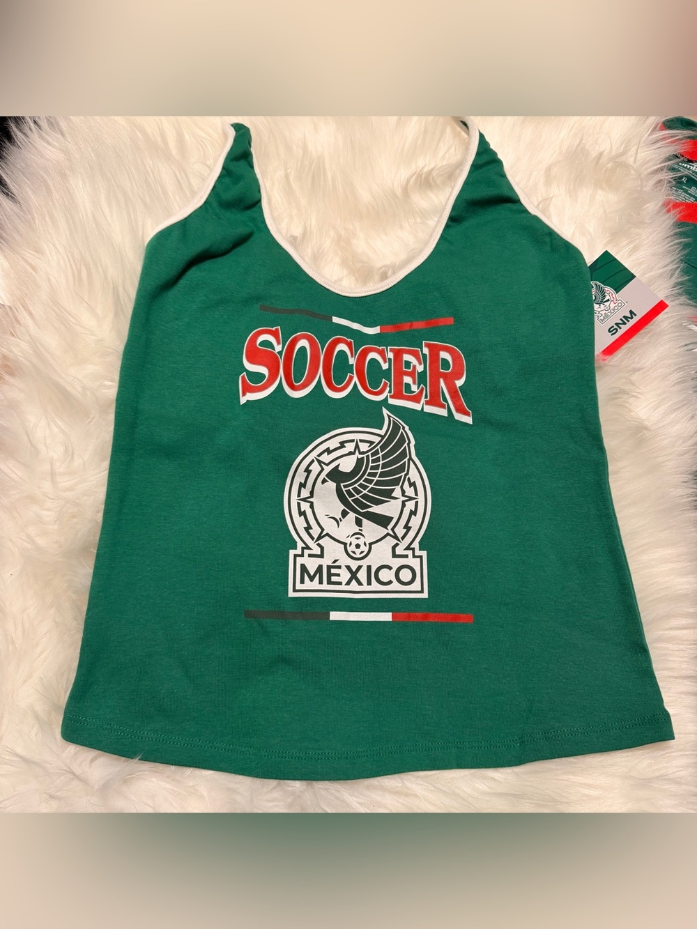 Mexico Soccer Graphic Tank Top - Green